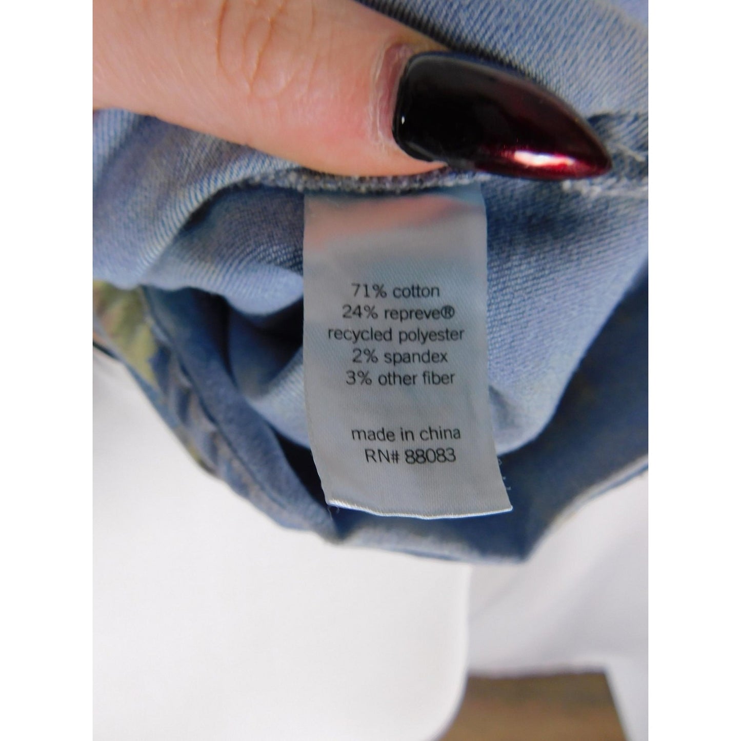 SO Denim Sunflower Jumper Dress L - Blue Yellow Zip Front - Excellent