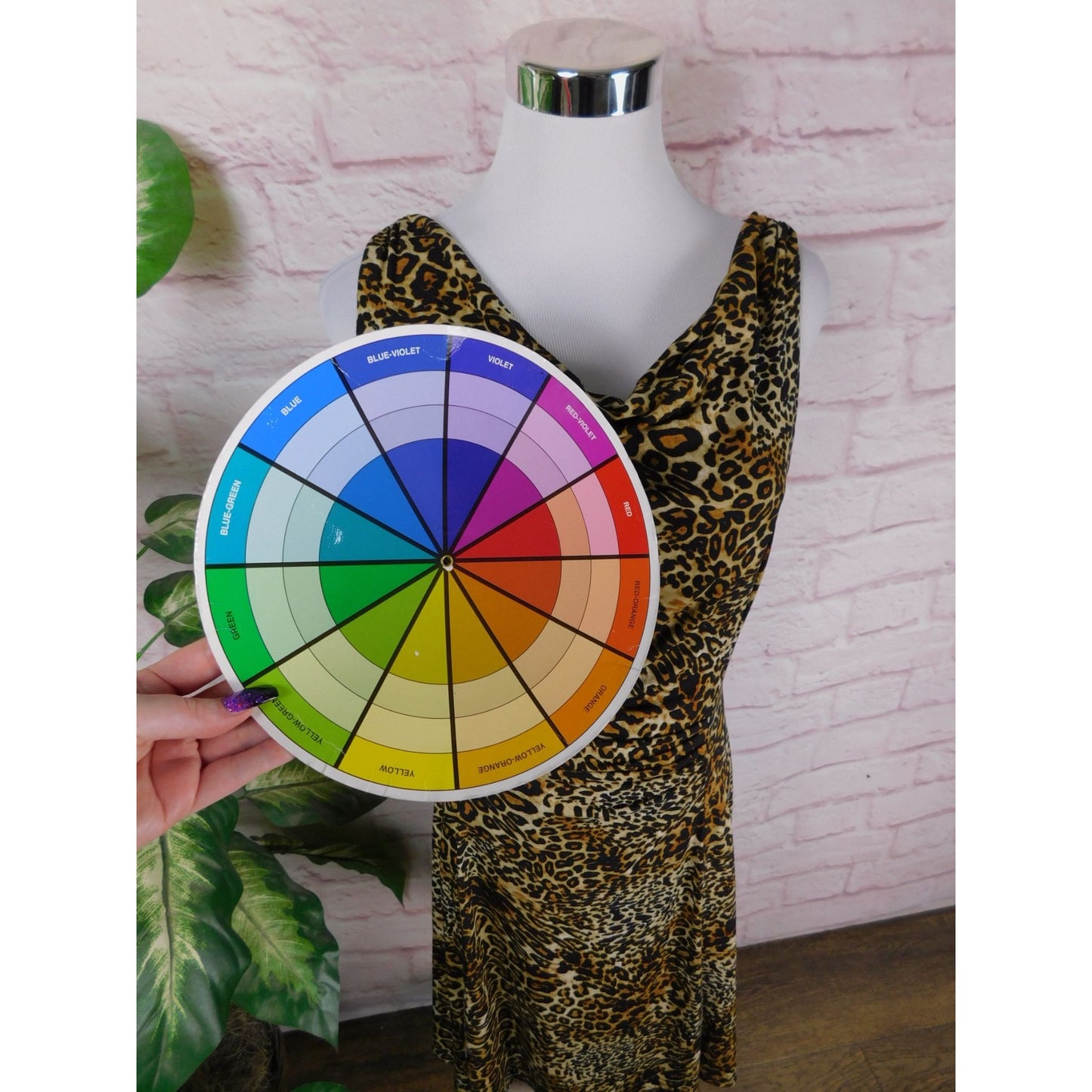 Jones Wear Special Occasions Day To Dinner Leopard Print Dress Size 6