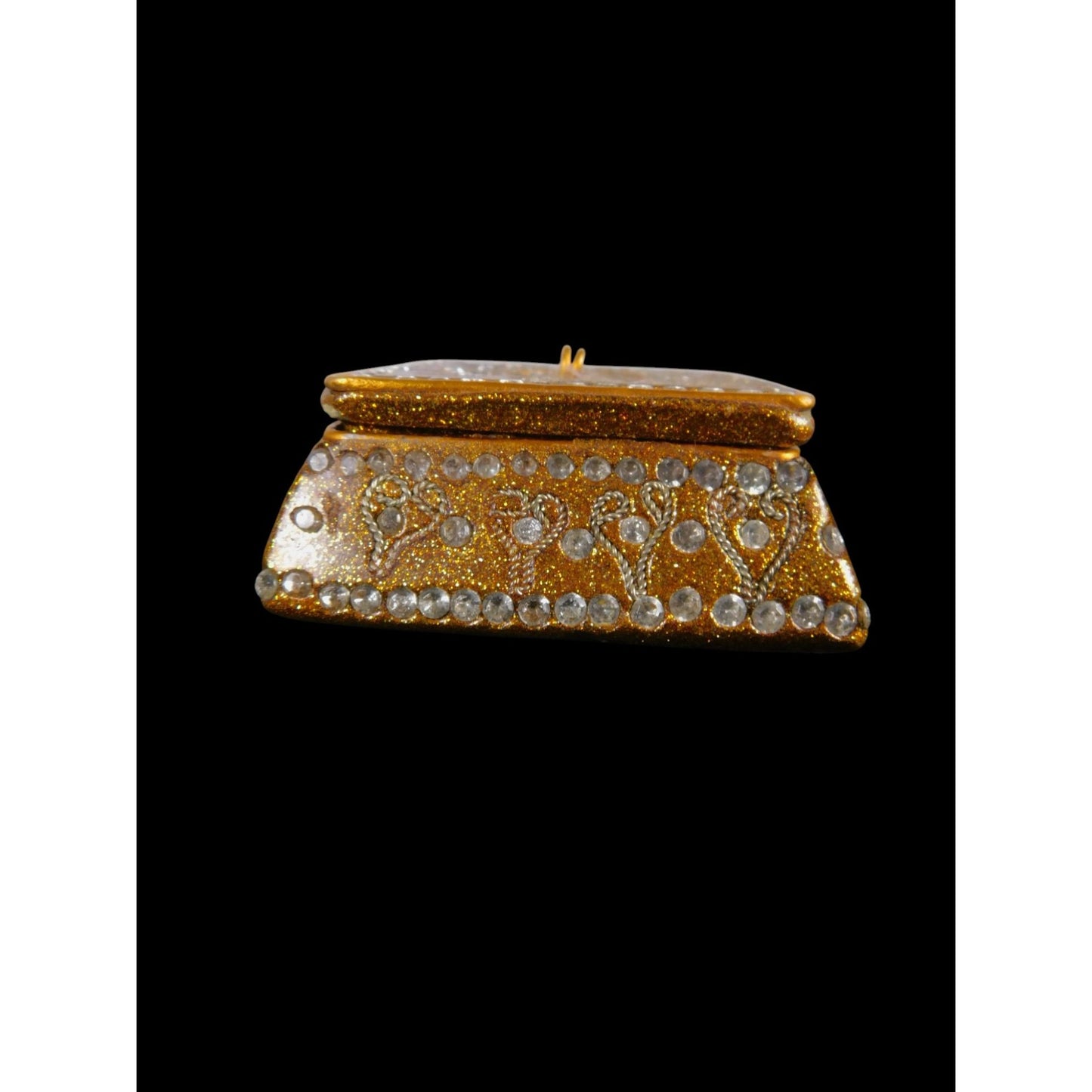 Jeweled Metal Trinket Box Set of 3 – Boho Indian Gilded Decor