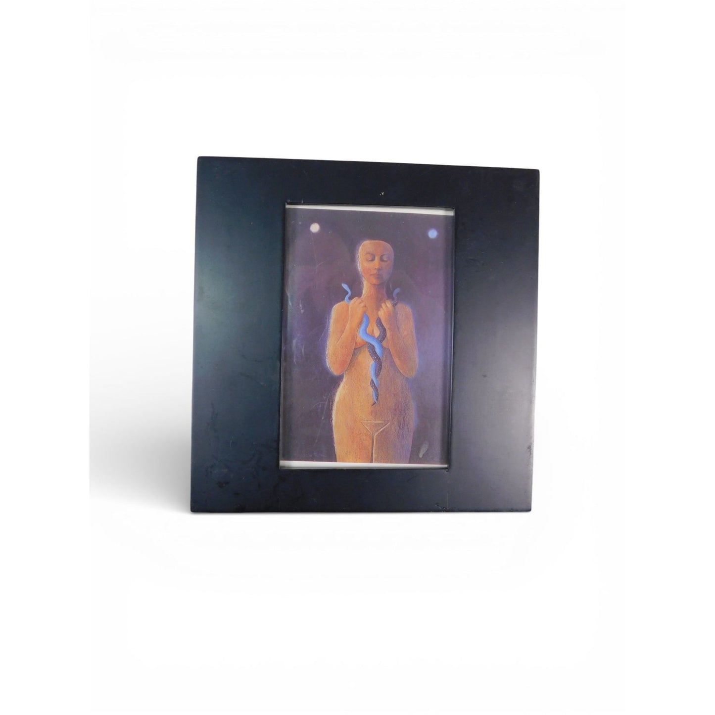 Vintage Framed Goddess Serpent Art Print Cris Fulton Pomegranate