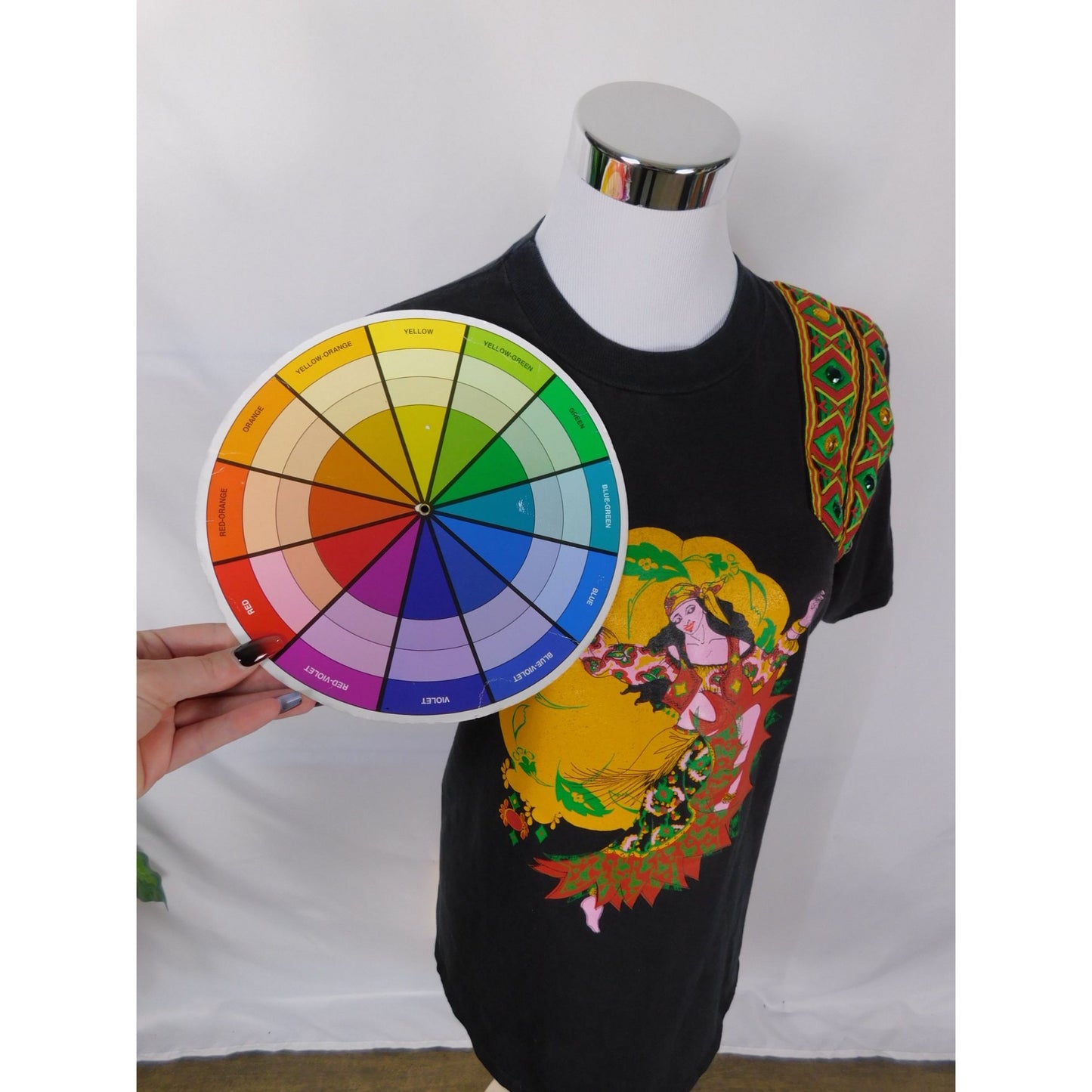 Vtg Gypsy Dances Passion Tee M Black Cotton USA