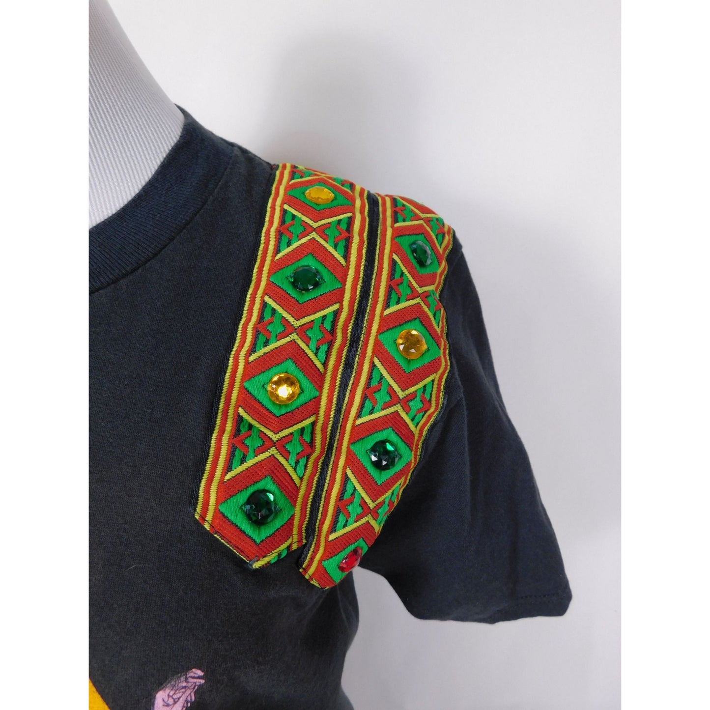 Vtg Gypsy Dances Passion Tee M Black Cotton USA