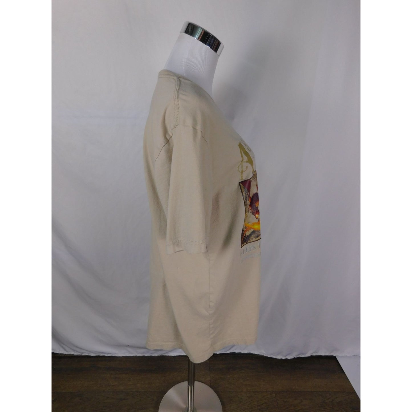 A Book A Day Tee Beige Fantasy Graphic T-Shirt Bella + Canvas L