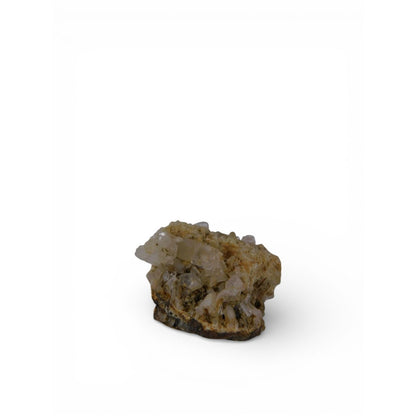 Small Natural Quartz Crystal Cluster On Matrix Altar Decor Stone Specimen