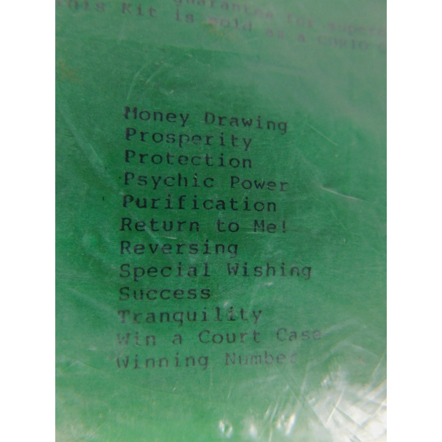 Vintage Ceridwen Money Drawing Spell Kit 1989 Occult Ritual