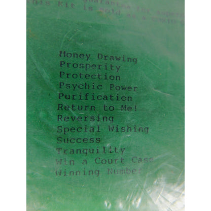 Vintage Ceridwen Money Drawing Spell Kit 1989 Occult Ritual