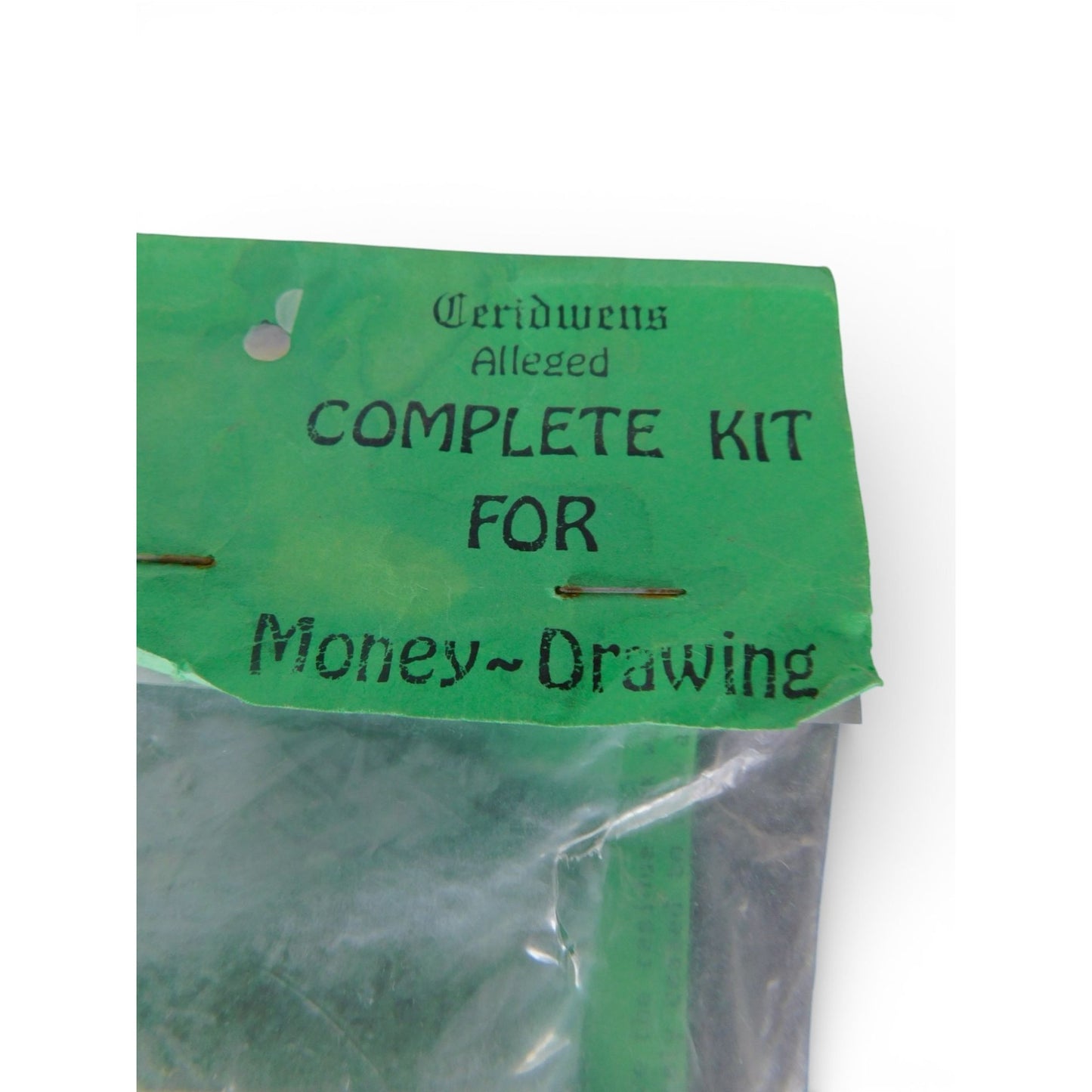 Vintage Ceridwen Money Drawing Spell Kit 1989 Occult Ritual
