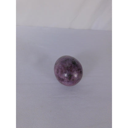Small Lepidolite Stone Egg Polished Purple Crystal Witch Altar Decor Stone