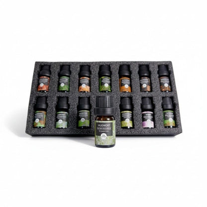 AESHORY Woody & Herbal Essential Oils Set 14 Pack 5ml Aromatherapy Diffuser Use