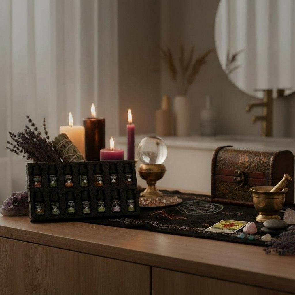 AESHORY Woody & Herbal Essential Oils Set 14 Pack 5ml Aromatherapy Diffuser Use