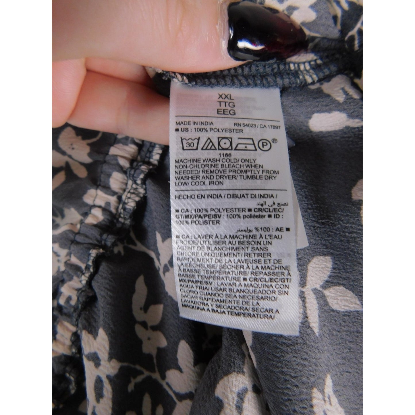 Old Navy Floral Peplum Blouse 2XL - Ruffle V-Neck - Excellent - Witchcore Earth