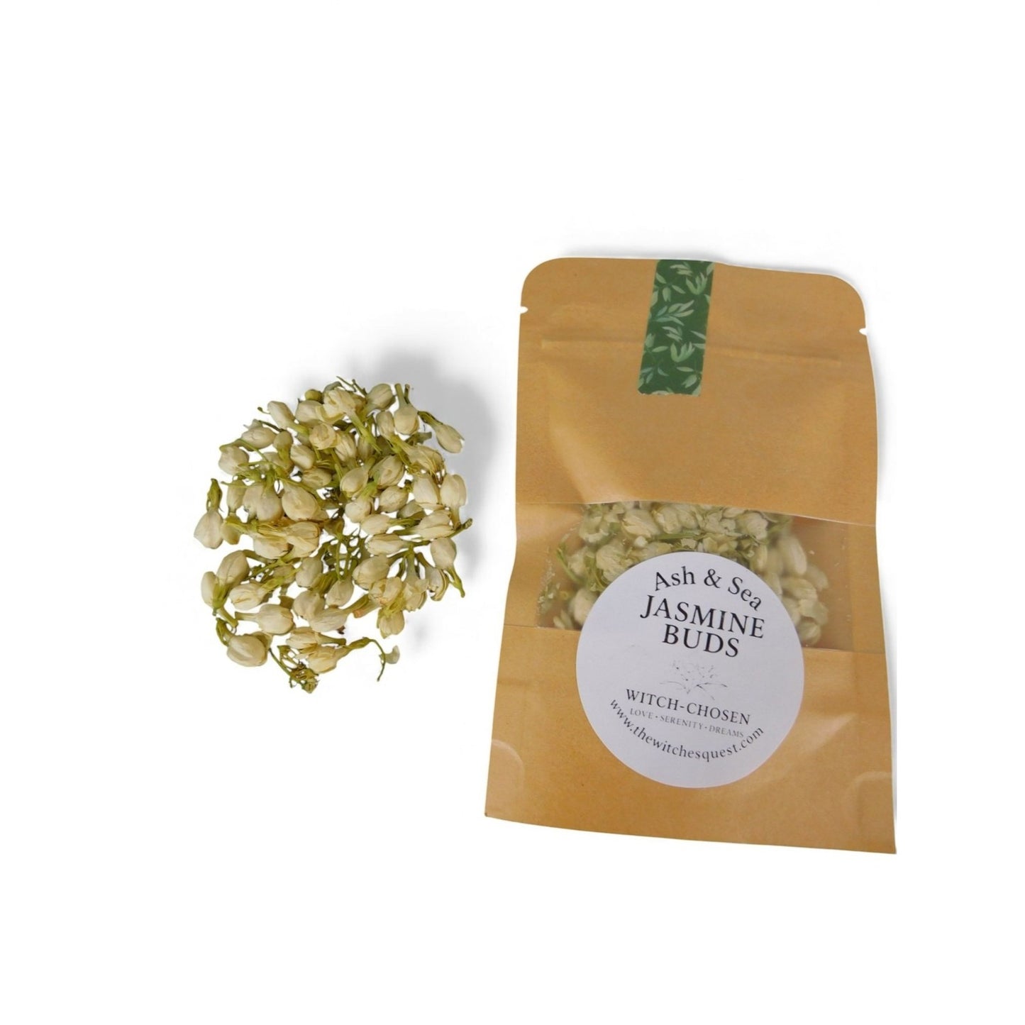 Ash & Sea Jasmine Buds Witch-Chosen Ritual Herb Wicca Witchcraft Altar Tool