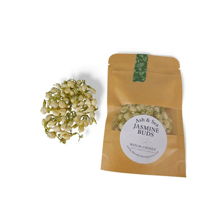 Ash & Sea Jasmine Buds Witch-Chosen Ritual Herb Wicca Witchcraft Altar Tool