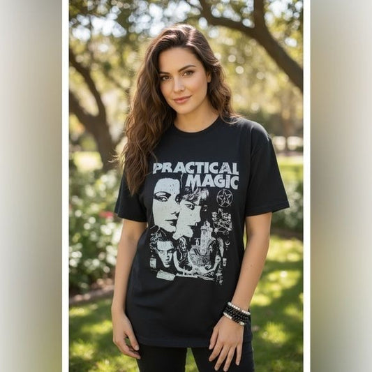 Practical Magic Black Witchcraft Graphic Tee Witchcore L