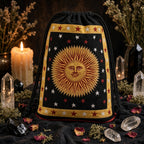 Sun Drawstring Backpack 18" Cotton Cinch Bag