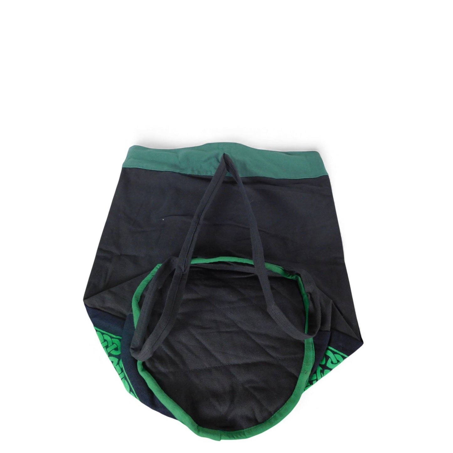 Celtic Tree Of Life Drawstring Backpack - Green & Black - New