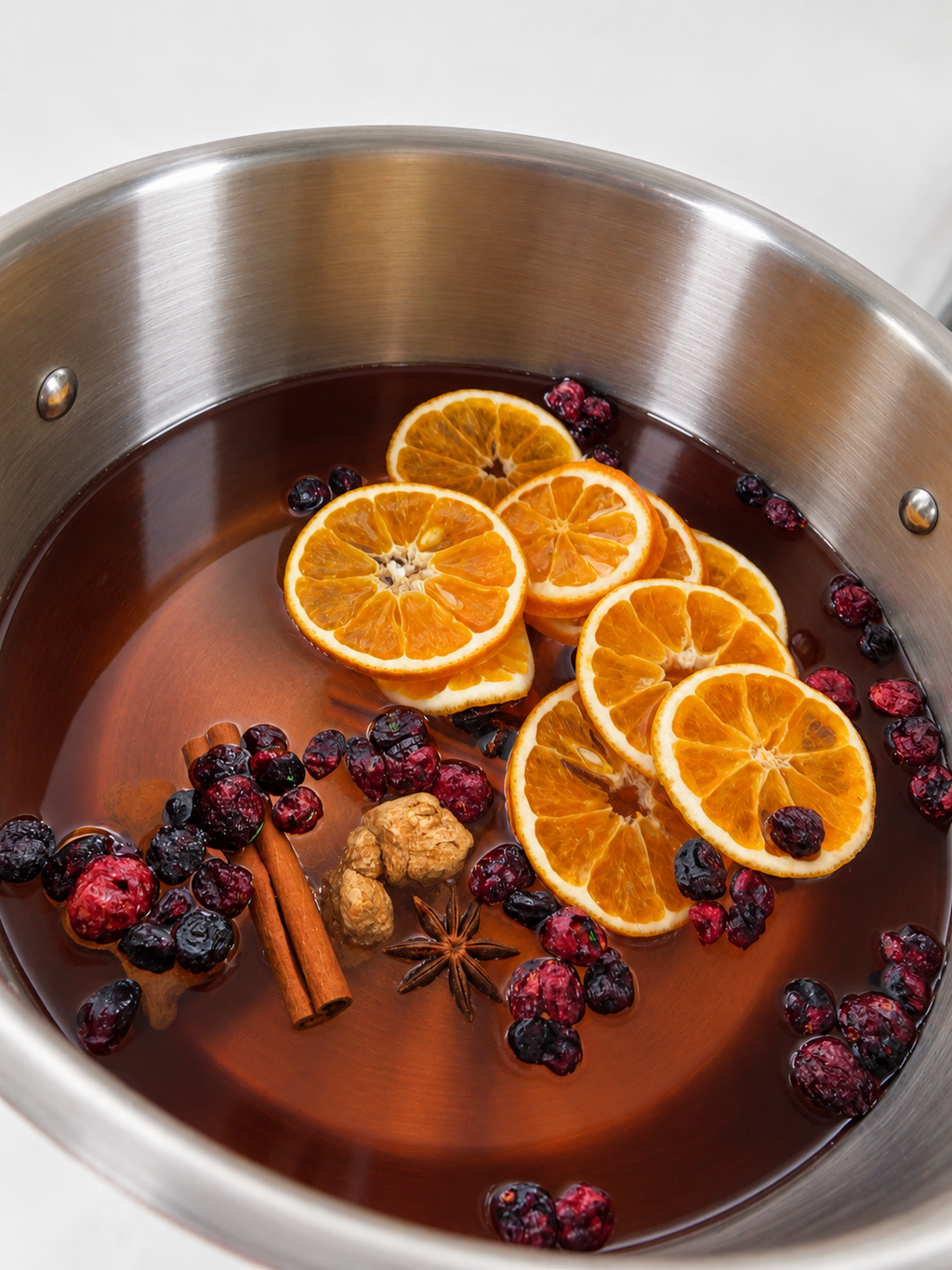 Winter Solstice Simmer Pot Orange, Cranberry, Cinnamon, Ginger & Star Anise