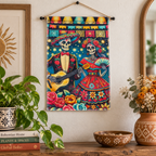 Día de los Muertos Skeleton Couple Garden Flag, 12 x 18 in