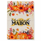 Blessed Mabon Garden Flag, Autumn Harvest, 12 x 18 in