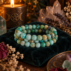 Natural Turquoise Crystal 8mm Stretch Bracelet