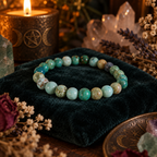 Natural Turquoise Crystal 8mm Stretch Bracelet