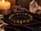 Pockets’ Crystal Bracelet Stack | Obsidian, Bloodstone & Tiger’s Eye