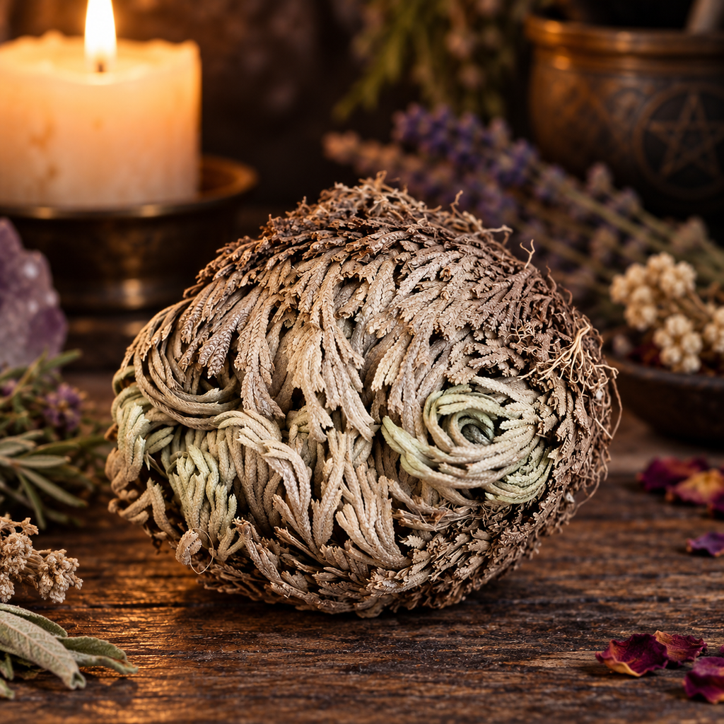 Rose of Jericho Selaginella lepidophylla Resurrection Plant