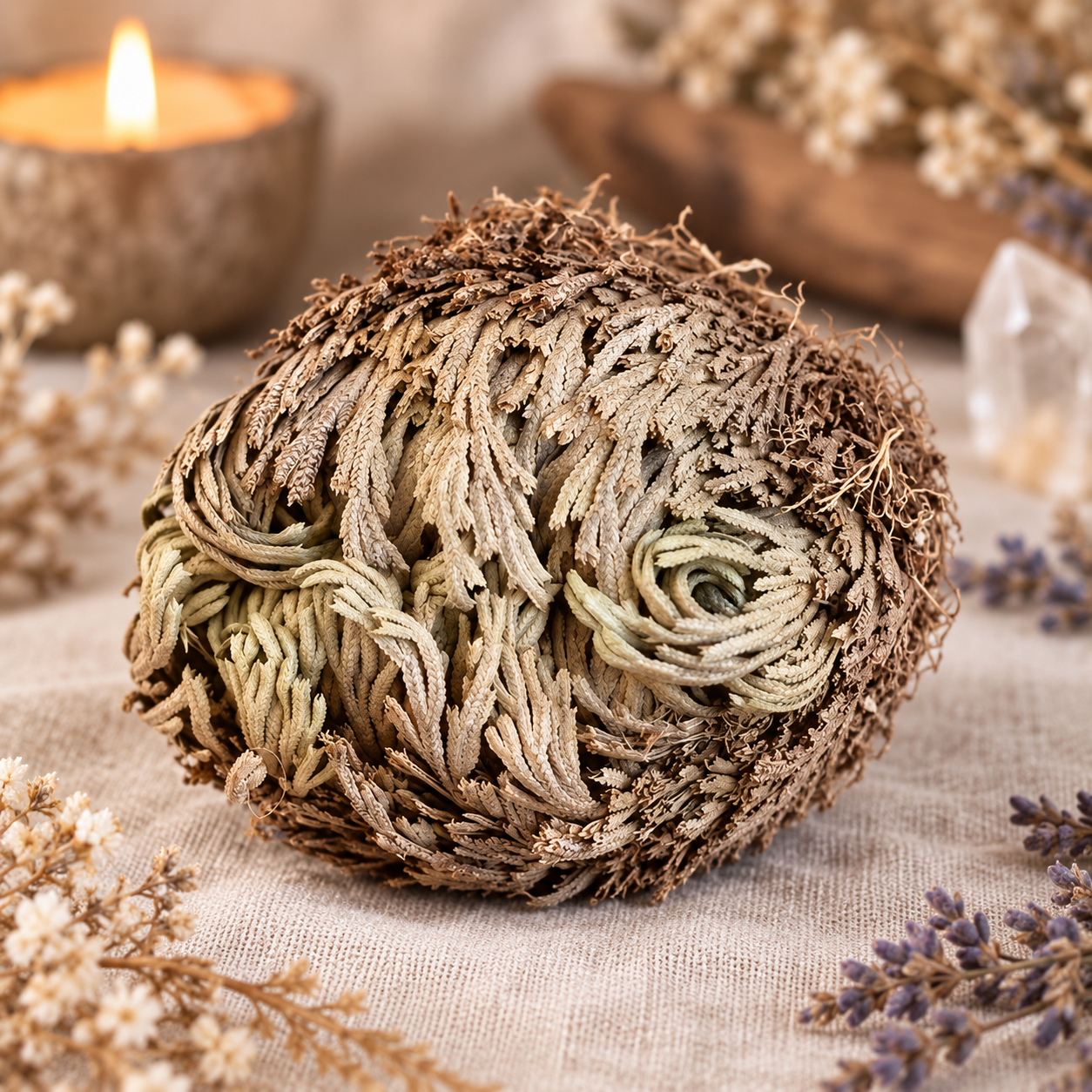 Rose of Jericho Selaginella lepidophylla Resurrection Plant