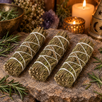 Rosemary Herbal Cleansing 4-Inch Bundles, Pack of 3