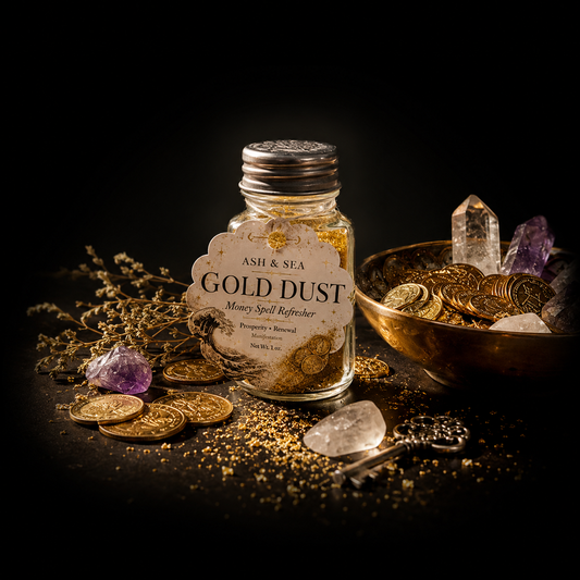 Ash & Sea Gold Dust Money Spell Refresher