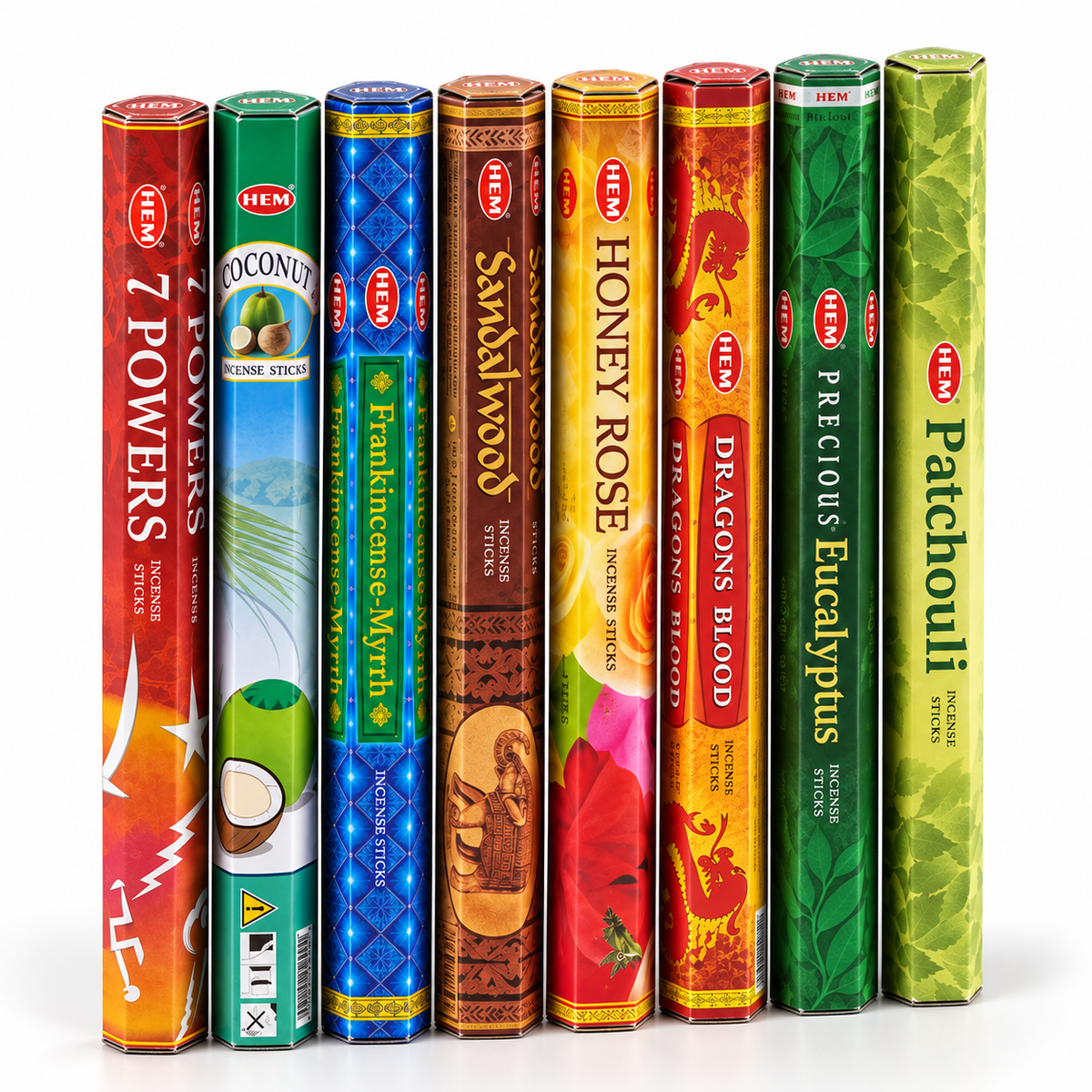 Seven African Powers Incense Collection 8 HEM Incense Boxes