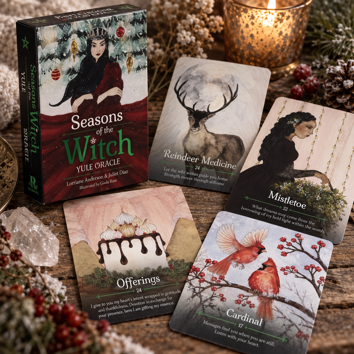 Seasons of the Witch Yule Oracle | 44 Healing Messages