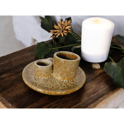 Rustic Ceramic Incense Holder Ash Catcher Altar Sage Smudge Bowl