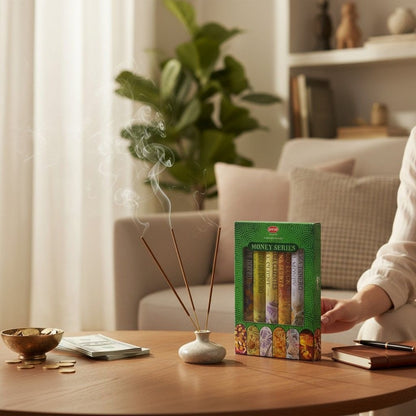 HEM Money Series Incense Set - 6 Wealth Scents 120 Sticks - New