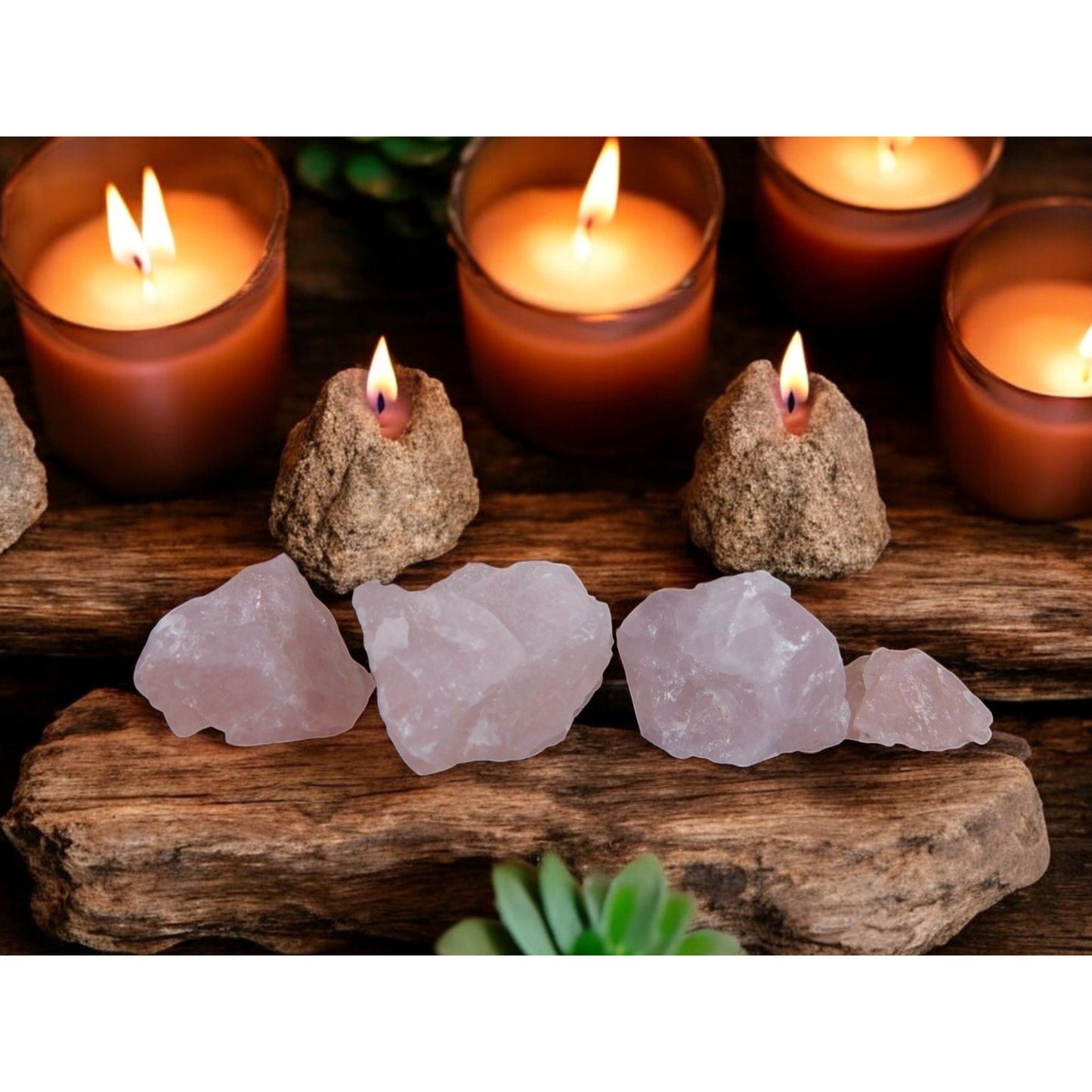 Natural Rose Quartz Stones 3.5 oz Raw Pink Crystal Healing Gems