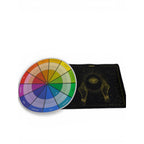 Mystic Hands Eye Altar Cloth Tarot Reading Mat Wicca Witchcraft Black Gold