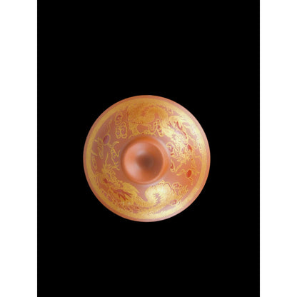 Yixing Clay Dragon Tea Mug w Lid & Infuser Chinese Gongfu Teacup