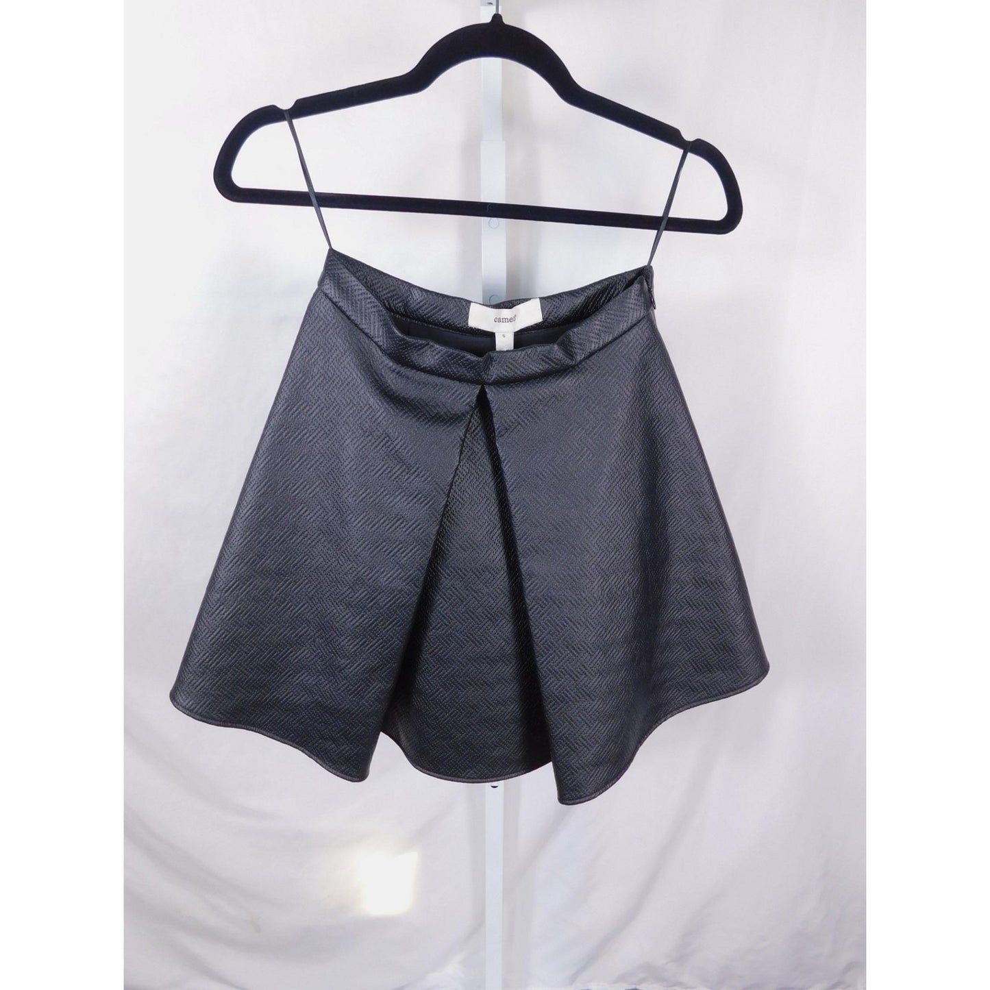 Cameo the Label Bloom Skirt S - Black Textured A-Line Mini - NWT