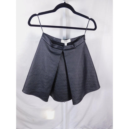 Cameo the Label Bloom Skirt S - Black Textured A-Line Mini - NWT