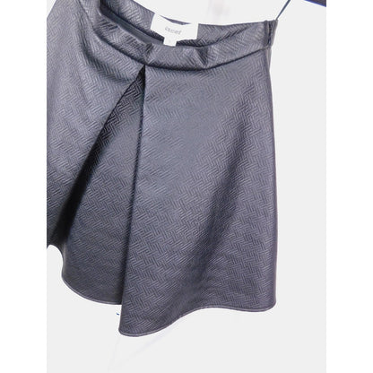 Cameo the Label Bloom Skirt S - Black Textured A-Line Mini - NWT