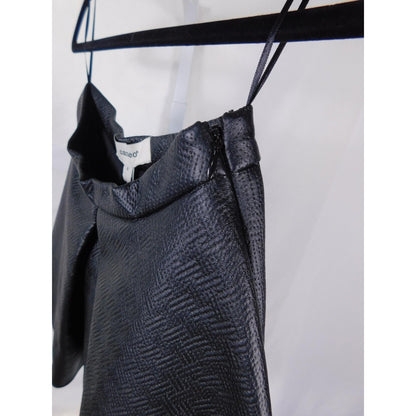 Cameo the Label Bloom Skirt S - Black Textured A-Line Mini - NWT