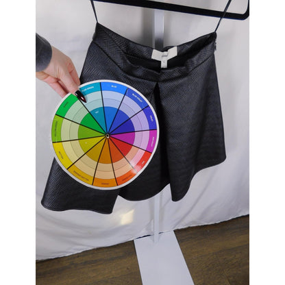 Cameo the Label Bloom Skirt S - Black Textured A-Line Mini - NWT