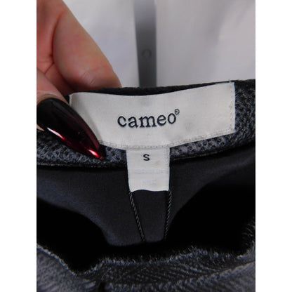 Cameo the Label Bloom Skirt S - Black Textured A-Line Mini - NWT