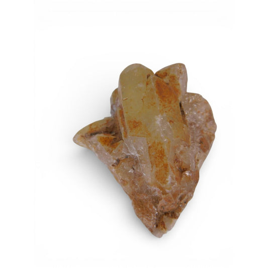 Natural Orange Quartz Crystal Cluster Raw Point Stone 0.78 Lb Altar Decor