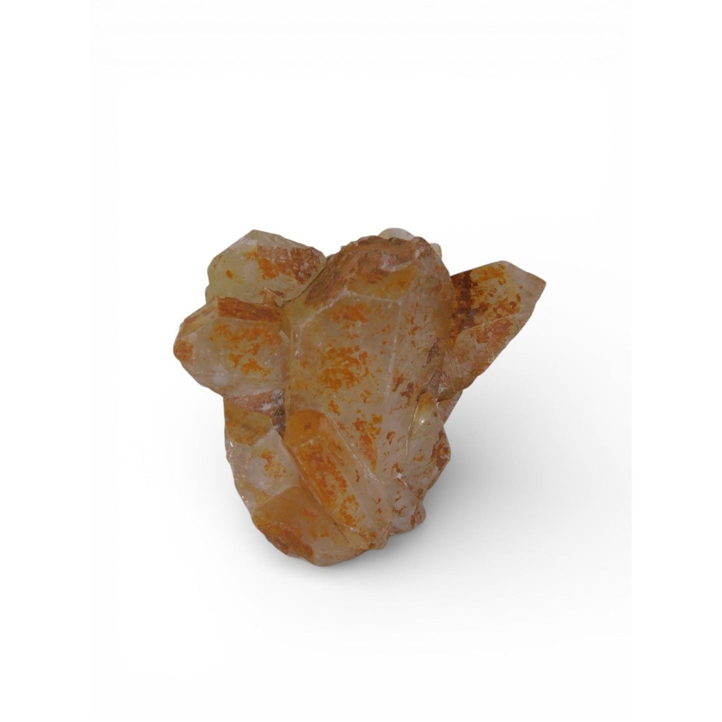Natural Orange Quartz Crystal Cluster Raw Point Stone 0.78 Lb Altar Decor