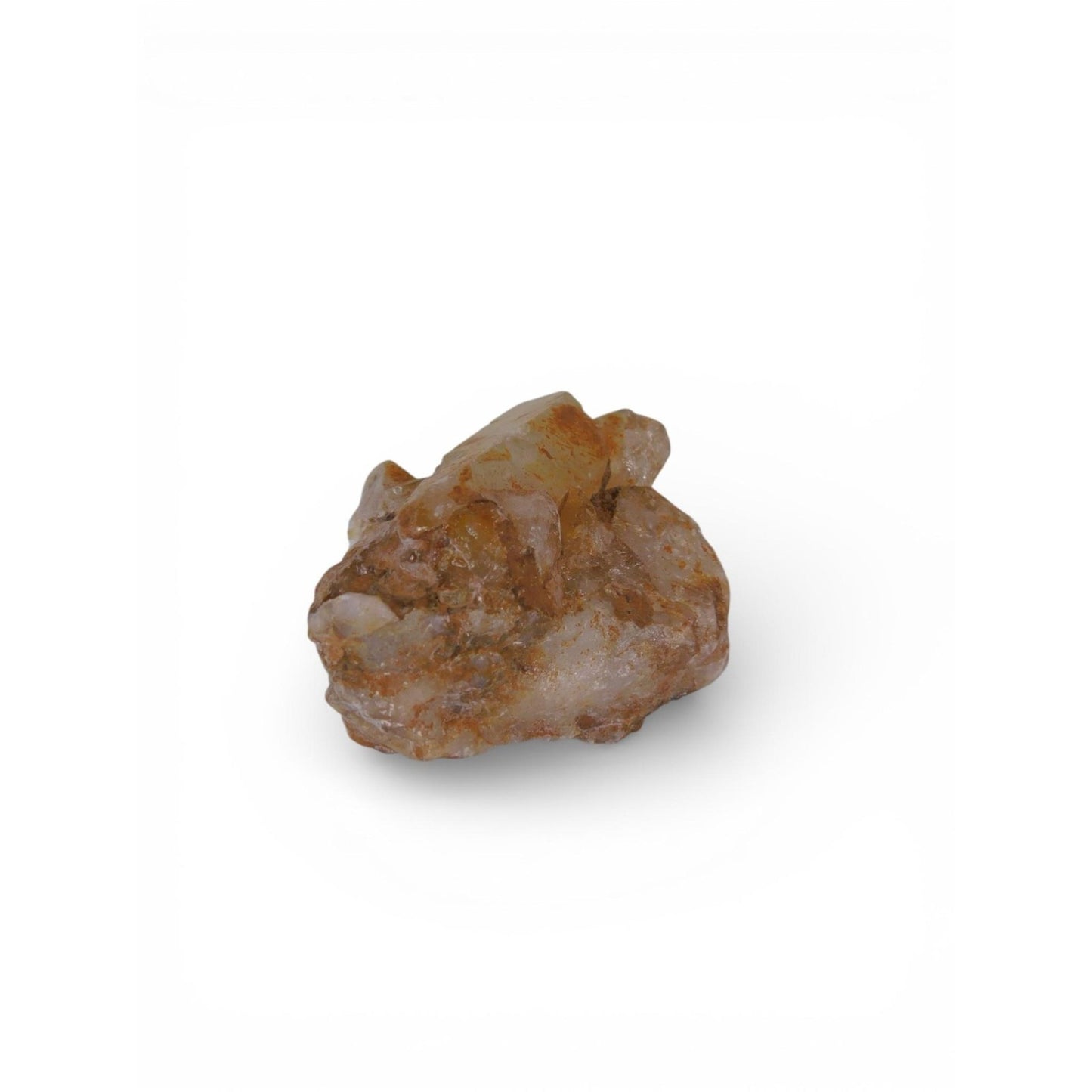 Natural Orange Quartz Crystal Cluster Raw Point Stone 0.78 Lb Altar Decor