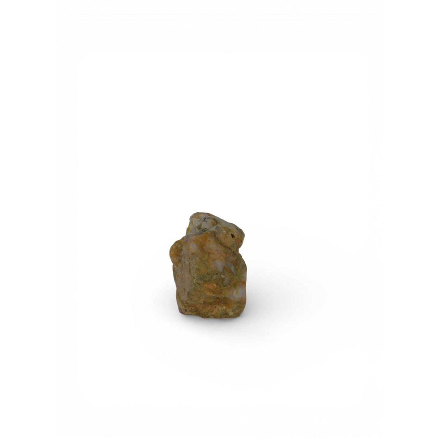 Small Raw Milky Quartz Stone Iron Staining Rough Crystal Chunk Altar Decor