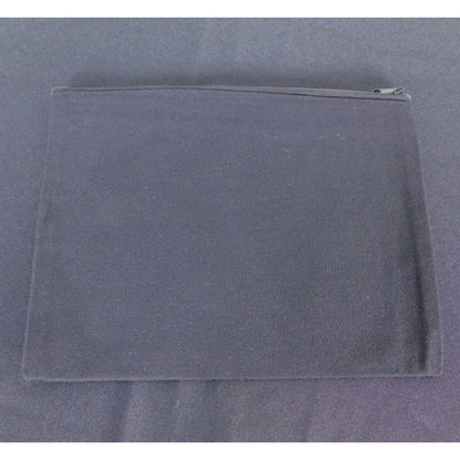 Zippered Canvas Pouch With Sun & Moon Design