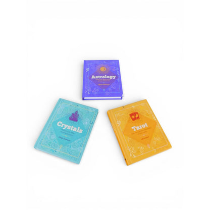 Astrology Crystals Tarot 3 HC Books Williamson Anderson Ekrek Arcturus Colorful
