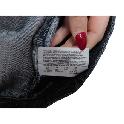 Vtg Code Bleu Womens Blue Denim Jacket Decorative Front Pockets Sz M